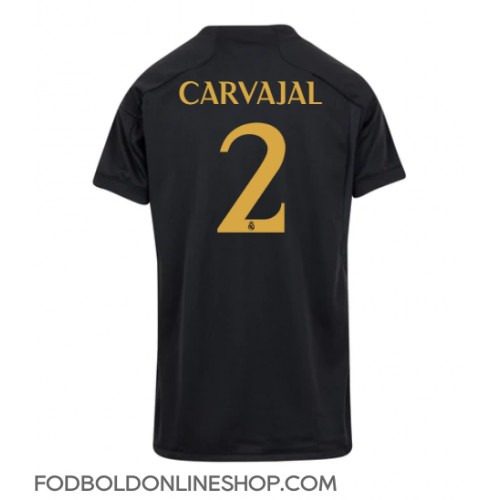 Real Madrid Daniel Carvajal #2 Tredjetrøje Dame 2023-24 Kortærmet